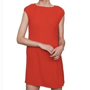 Maje Scarlet Pleated Mini Dress